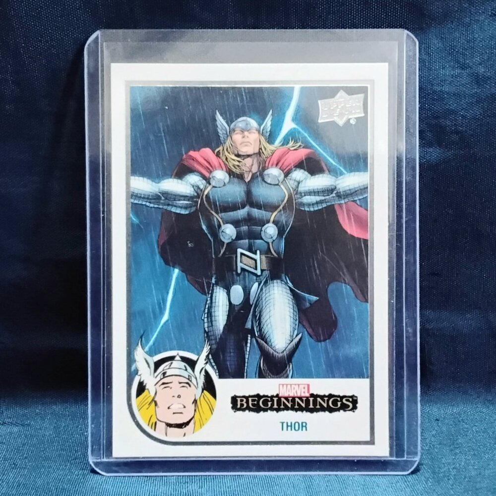 5/$20 Mint 2022 UD Thor Marvel Beginnings Vol. 2 Series 1 Card 6!!